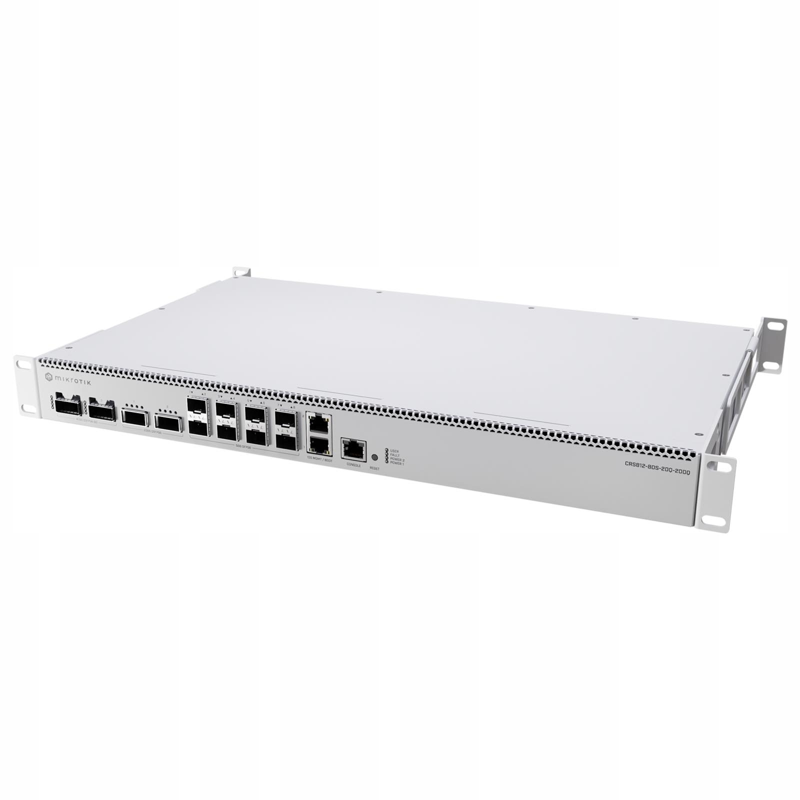 MikroTik Cloud Router Switch CRS812 Ddq CRS812-8DS-2DQ-2DDQ-RM 400G QSFP56