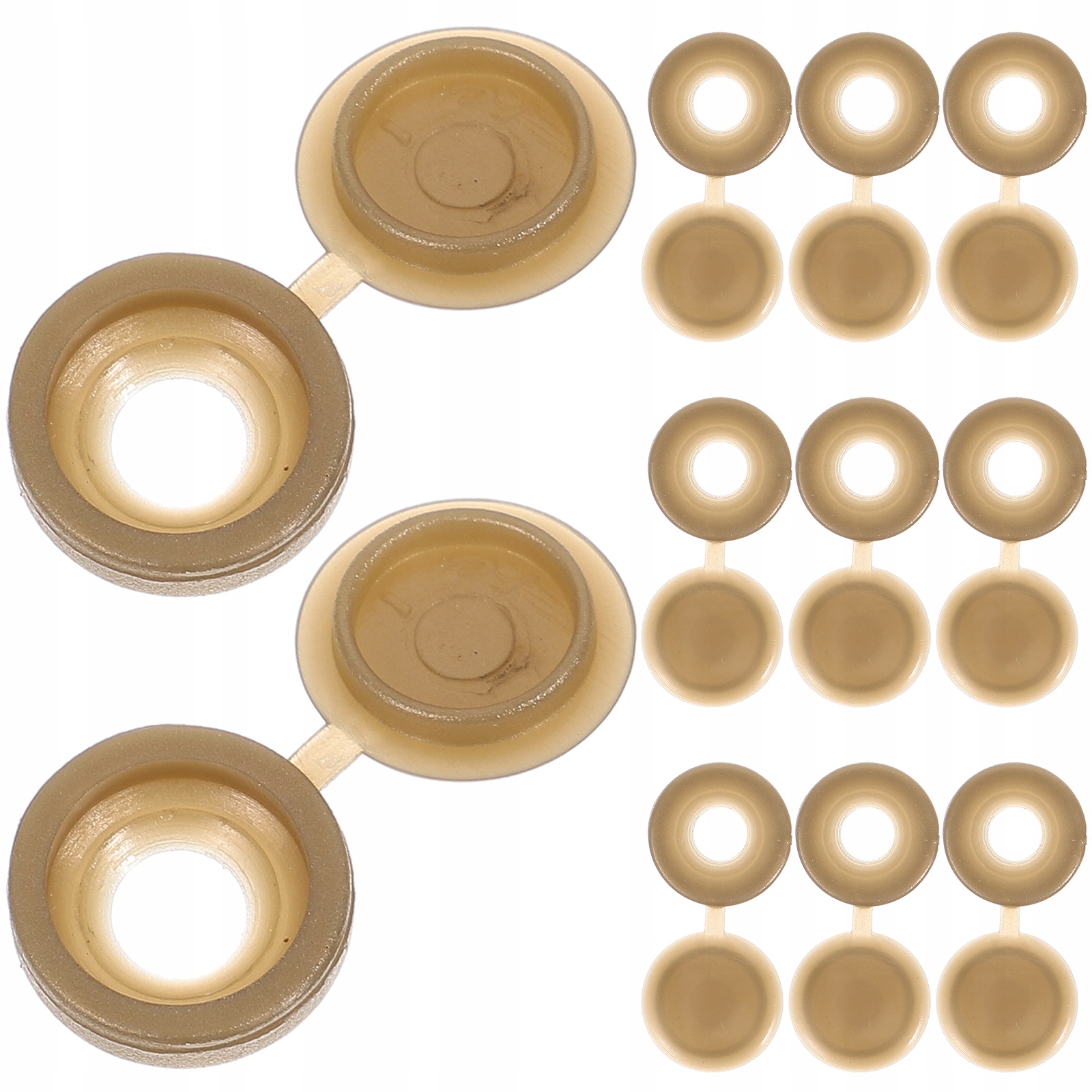 100 szt. ZAKRĘTKA OZDOBNA ZAŚLEPKA Z ZAWIASAMI Marka bez marki