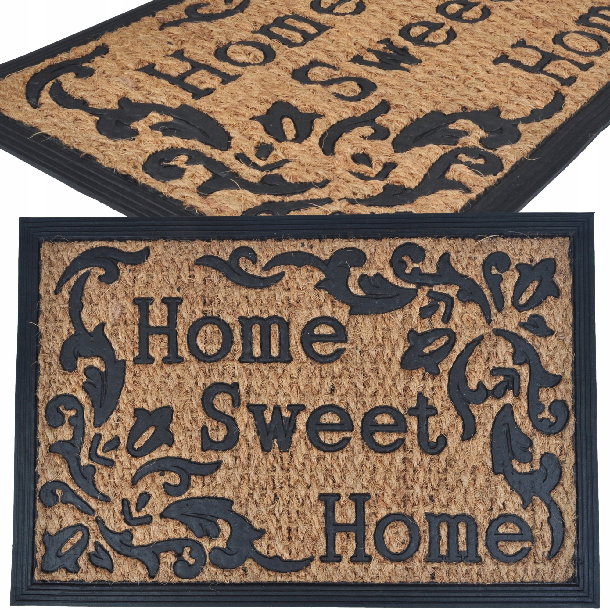 WYCIERACZKA DO BUTÓW KOKOSOWA GUMOWA 40x60 WELCOME