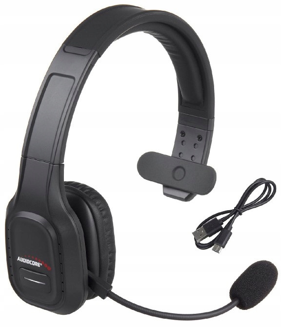 SŁUCHAWKI BLUETOOTH ANC CALL CENTER Z MIKROFONEM