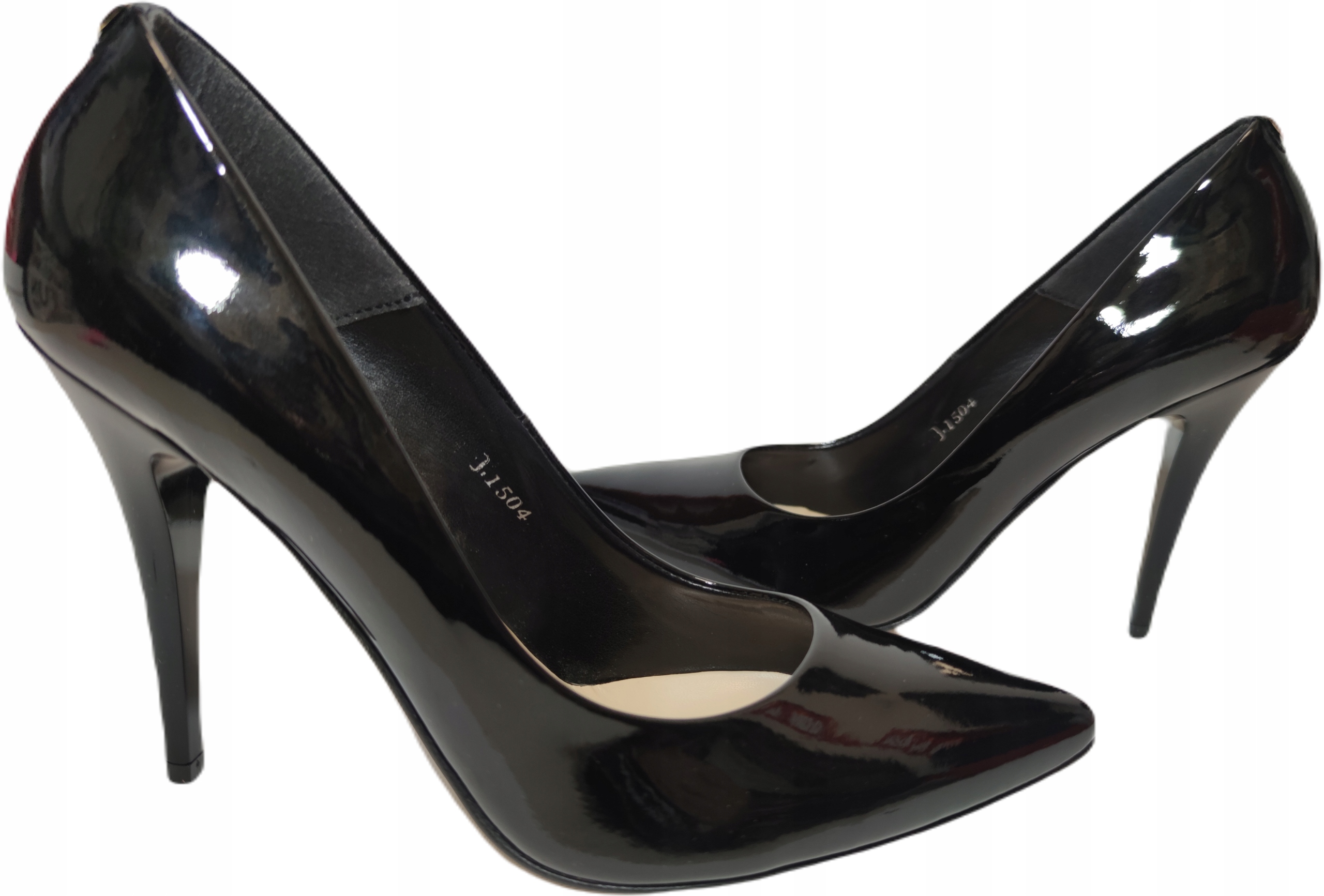 Klasické lodičky lak kůže Sala 1504 Černá 36