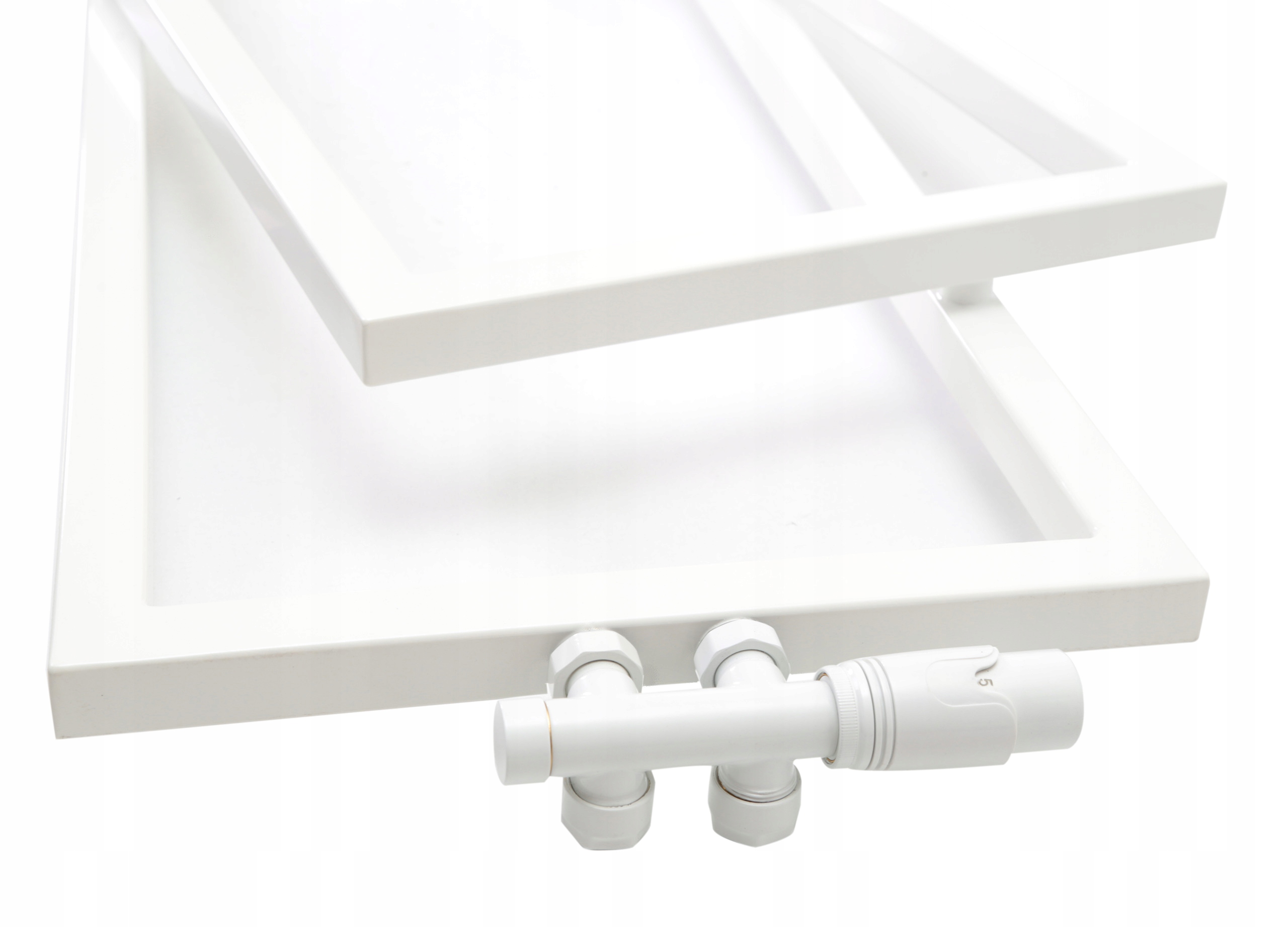 Zawór kątowy Termost DUOPLEX 50mm BIAŁY Kod producenta DUOPLEX 50 mm