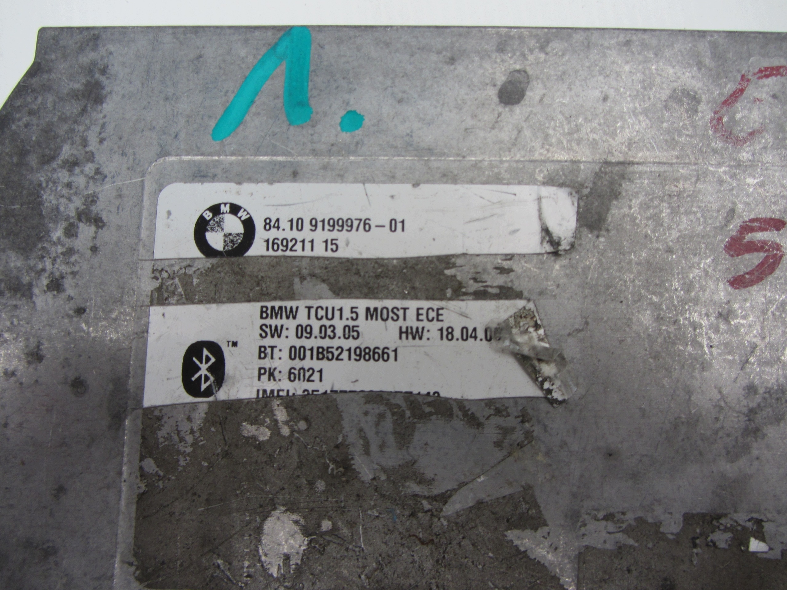 BMW X5 E70 modulo centralina 9199976 TELEMATIC BLUETOOTH 84109199976