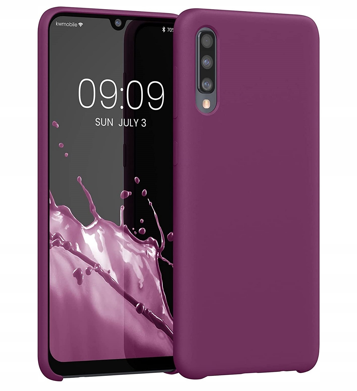 

Etui Matowe Slim do Samsung Galaxy A50 Szkło 9H