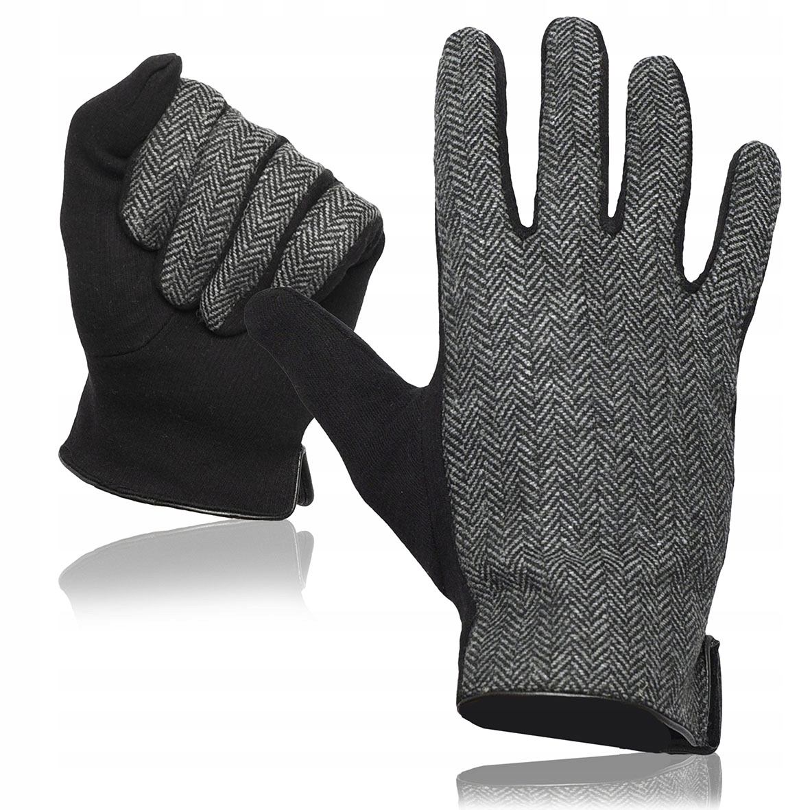 

Rękawiczki męskie w jodełkę XL/XXL Pako Jeans