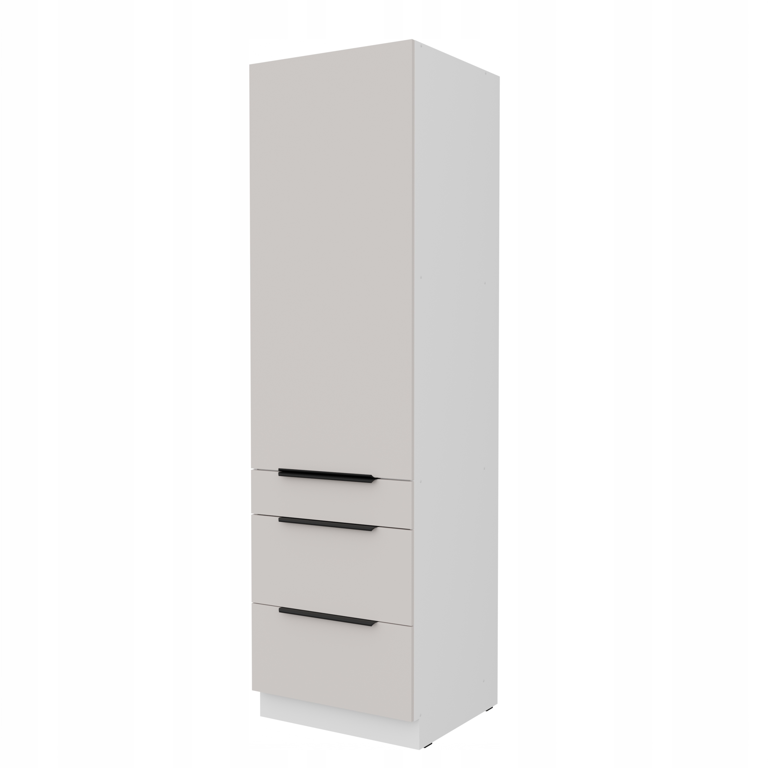 Hospodářský komín s zásuvkami Premium Box, kuchyňský sloupek 60 cm Kašmír