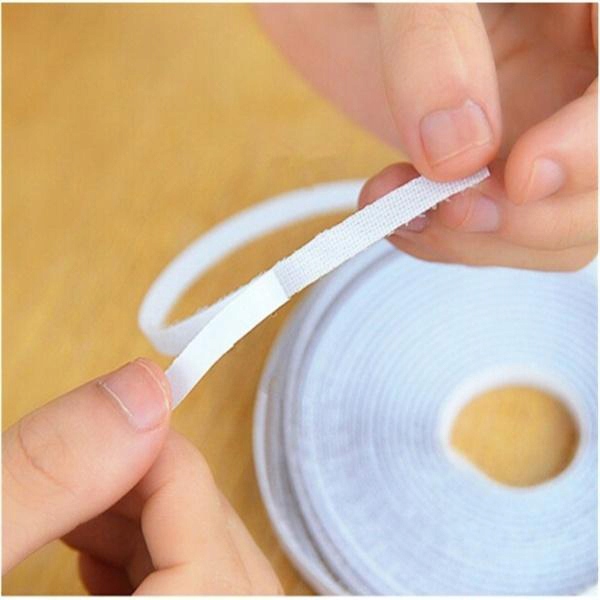 TAŚMA RZEP SAMOPRZYLEPNY DO MOSKITIERY 5,6m SIATKI Wysokość maksymalna 0.7 cm