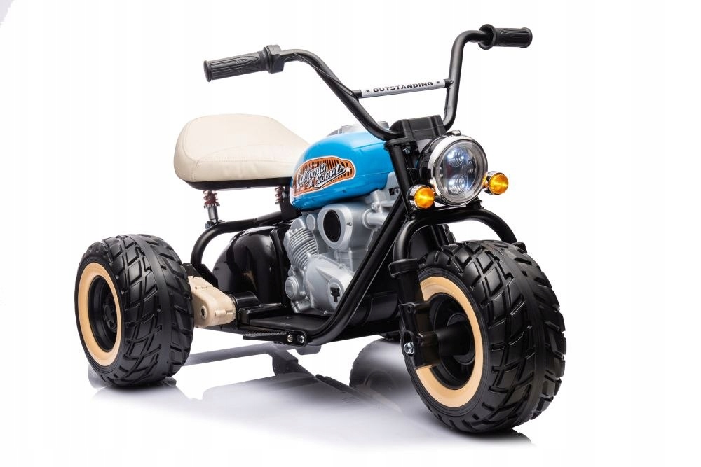 Motor Na Akumulator Trójkołowy LL6688 Niebieski 24V Lean Cars