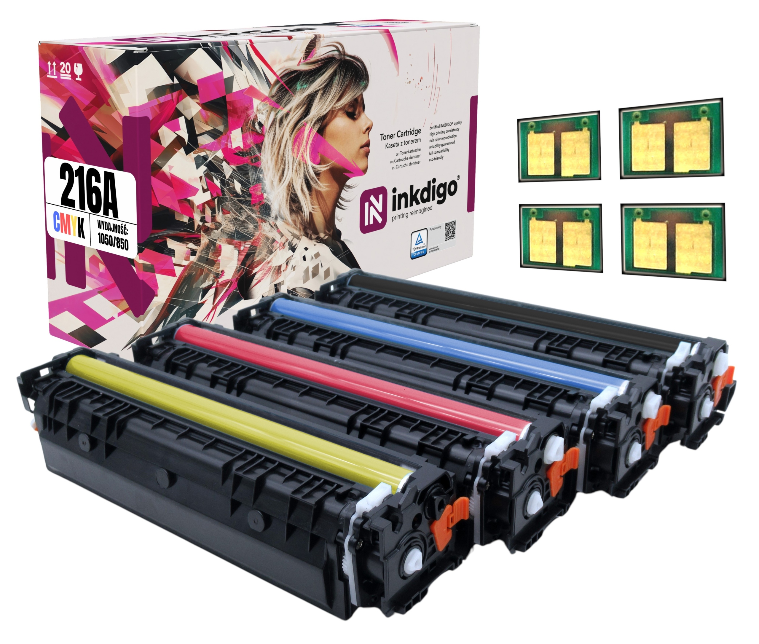 W2410-W2413A Náhradní tonery s Čipem pro Hp Color LaserJet M182n M183fw