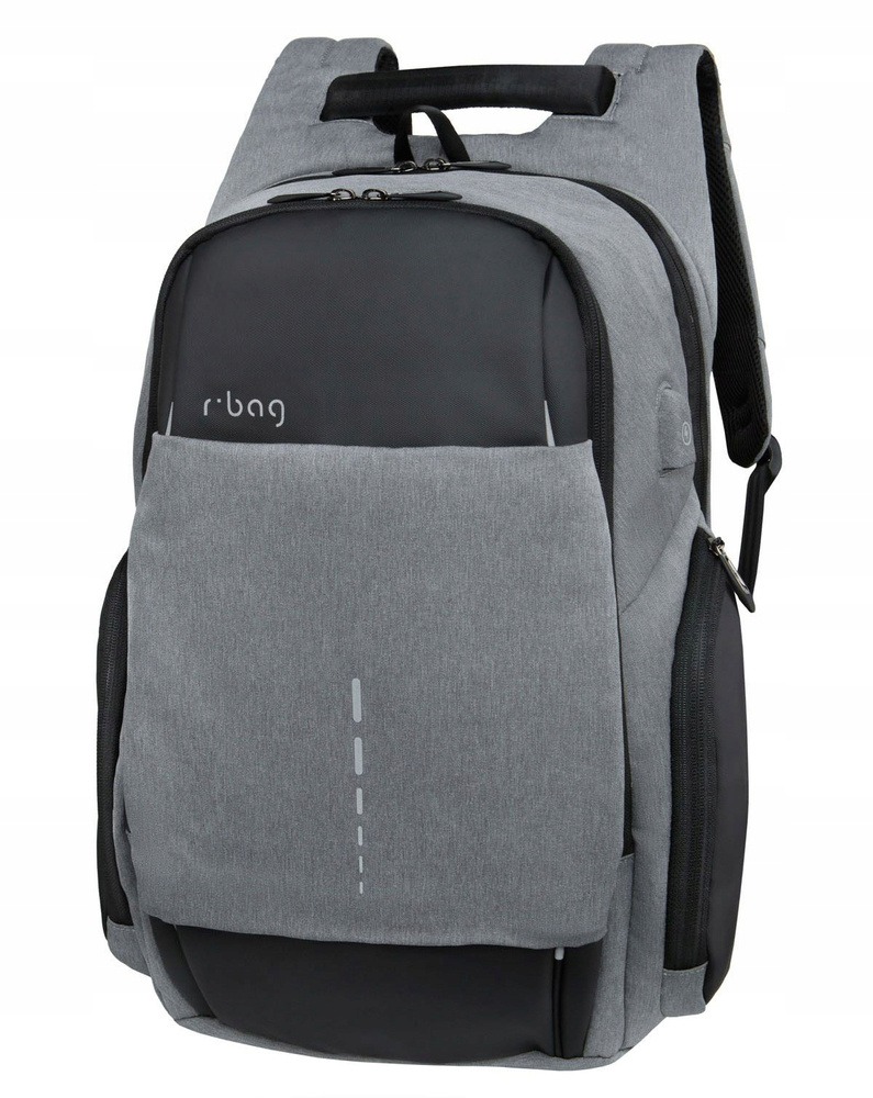 Batoh na notebook r-bag Drum Grey