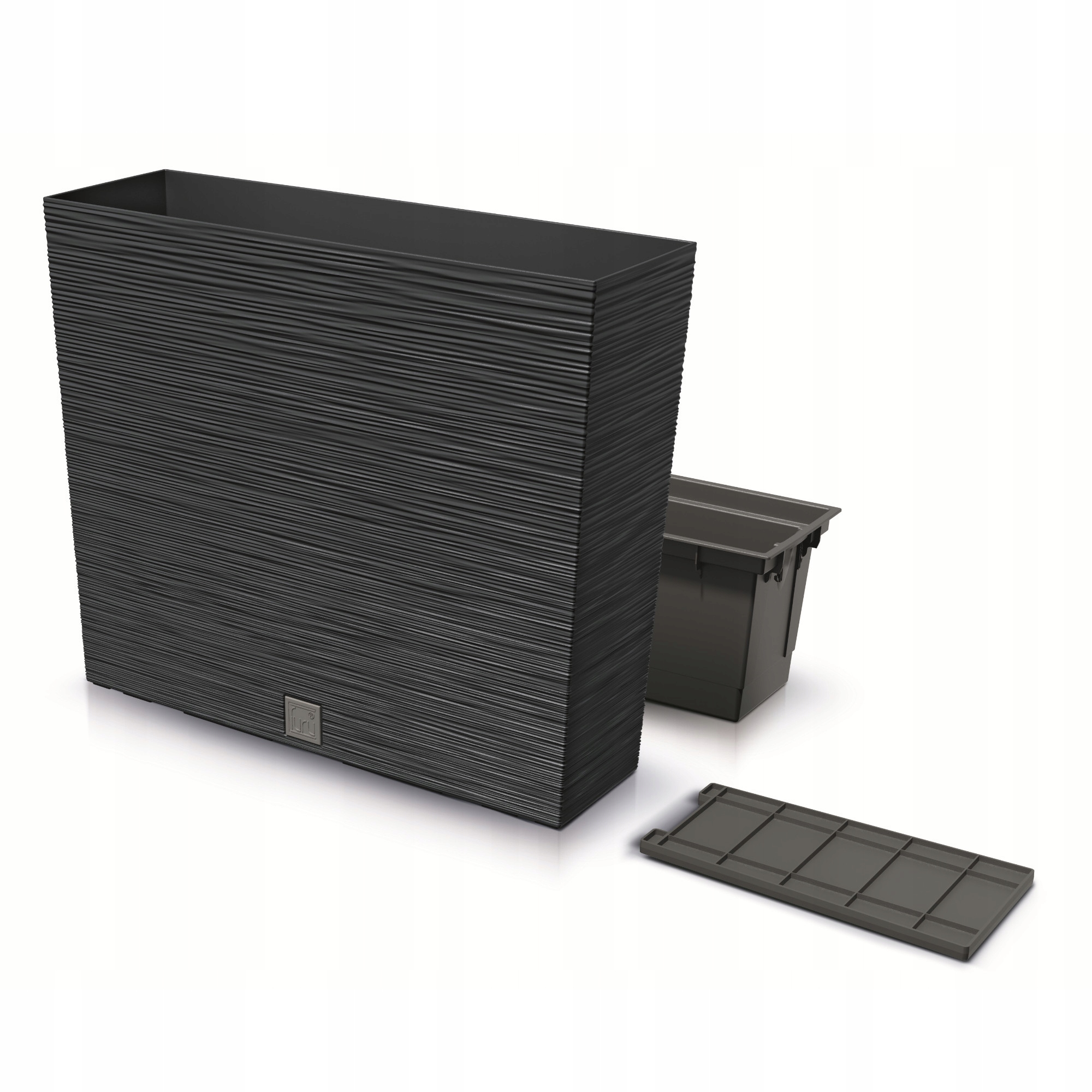 Donica wysoka skrzynka taras 58x18x49cm antracyt Kod producenta PRO-DFC600T-S433