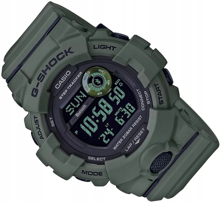 Sportovní Hodinky Casio G-shock GBD-800UC-3ER Pro Běh A Plavání, Led Box
