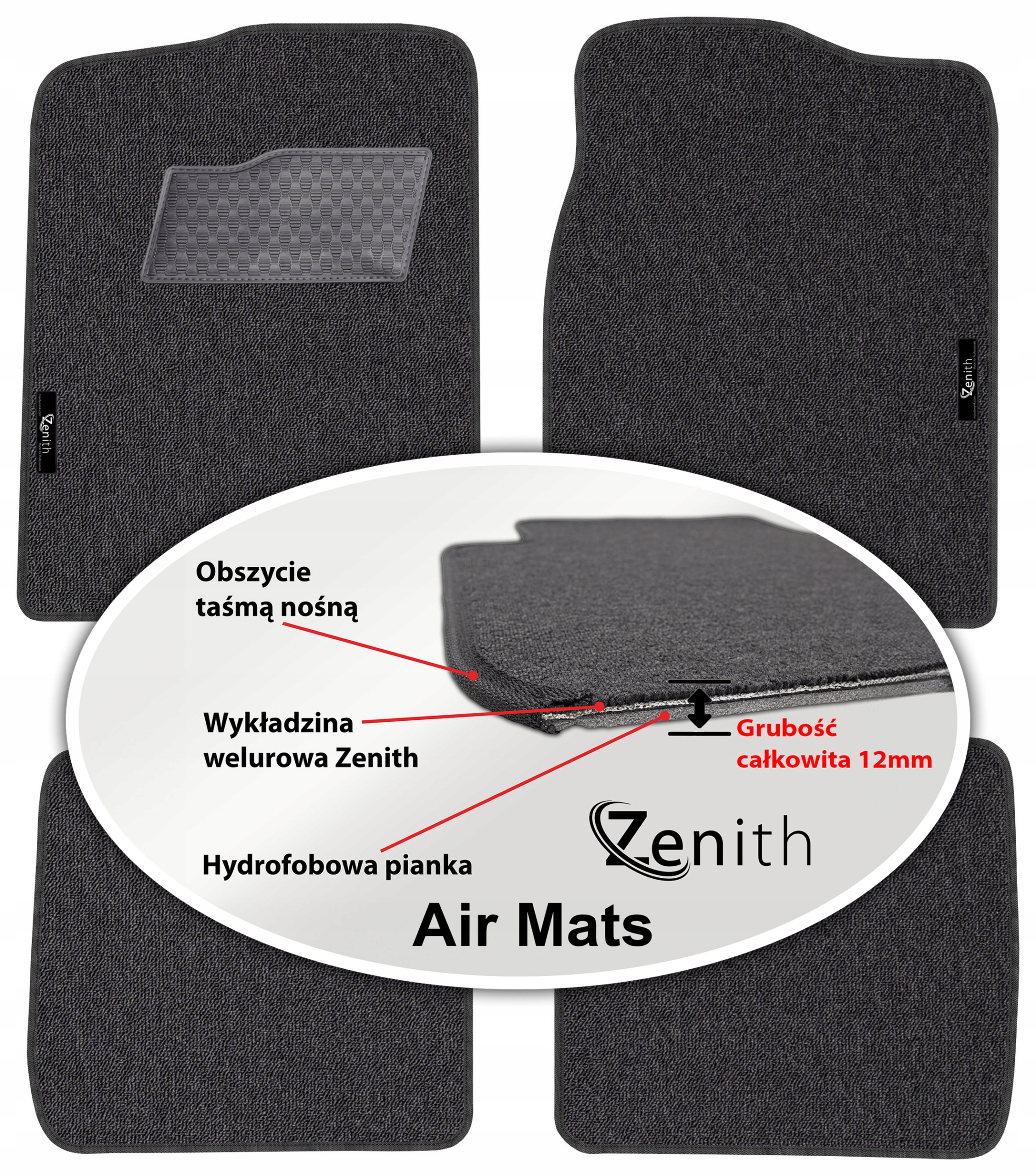 Suzuki Vitara I Suv 5D 90-00 Velúrové koberčeky do auta Zenith Air Mats