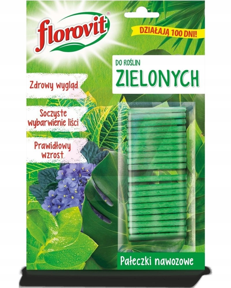 

Florovit Pałeczki Nawozowe Do Roślin Zielonych x20