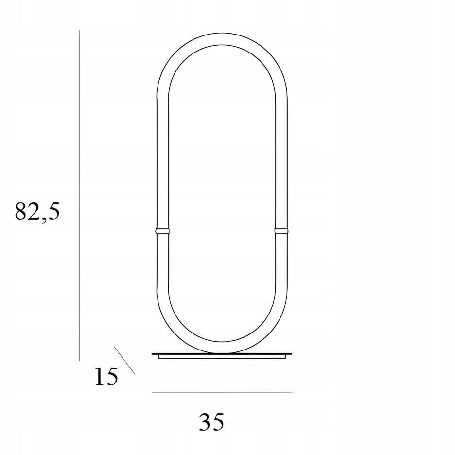 LAMPKA DO SYPIALNI LED GLAMOUR ZŁOTA LAMPA STOŁOWA DOTYK DUŻA XXL 82,5CM Rodzaj gwintu zintegrowane źródło LED