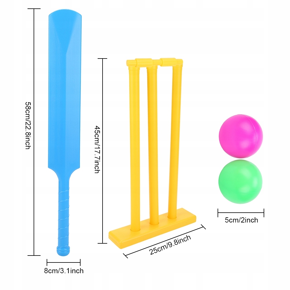 DZIECI CRICKET SET GIFT SPORTS INTERAKTYWNA Model T50