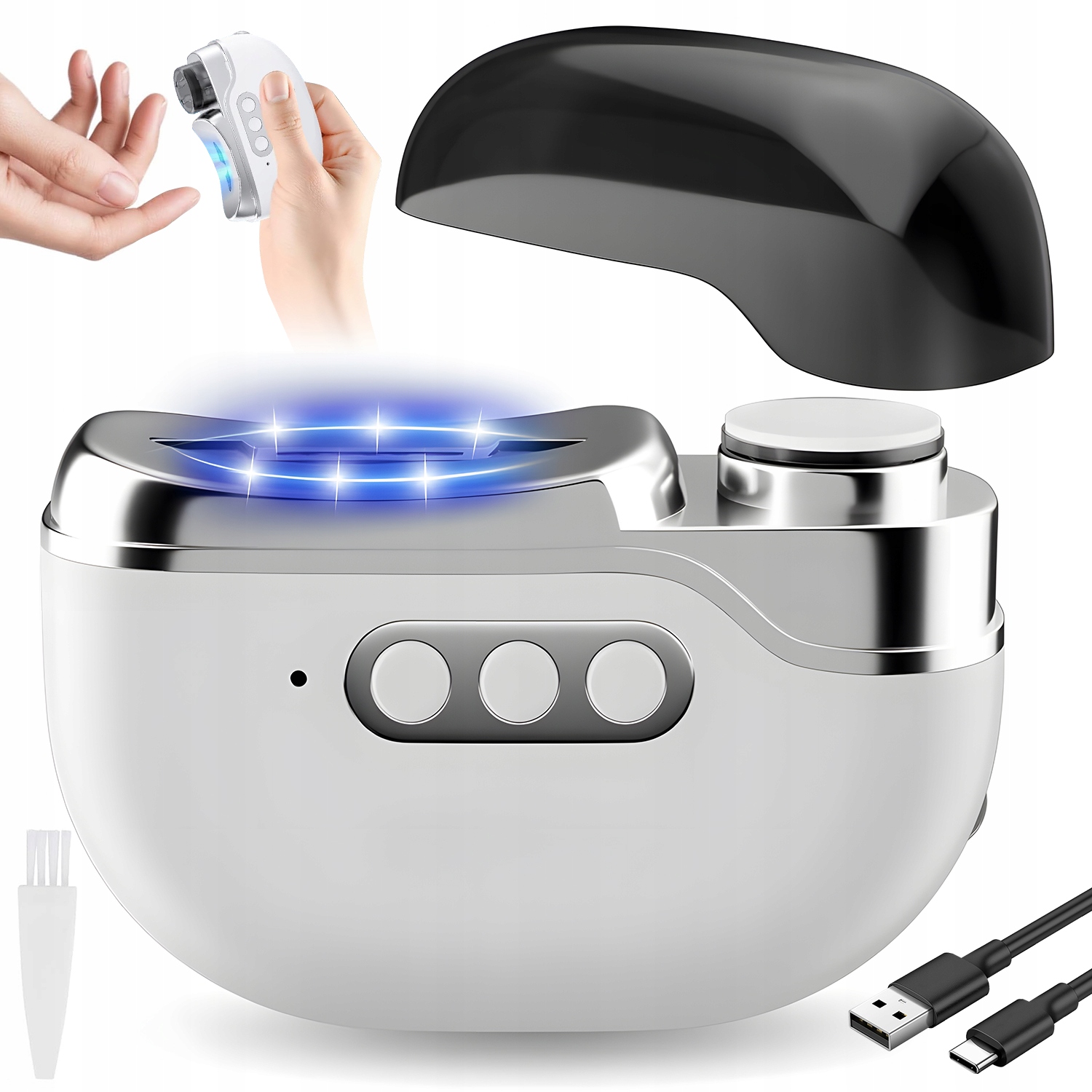 Automatický Elektrický Led Zastřihovač A Pilník Na Nehty Pro Seniory