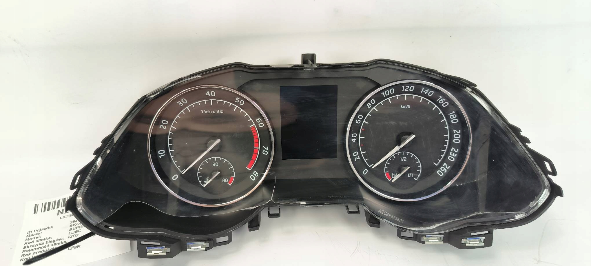 dials clock EU 3V0920740A SKODA SUPERB III