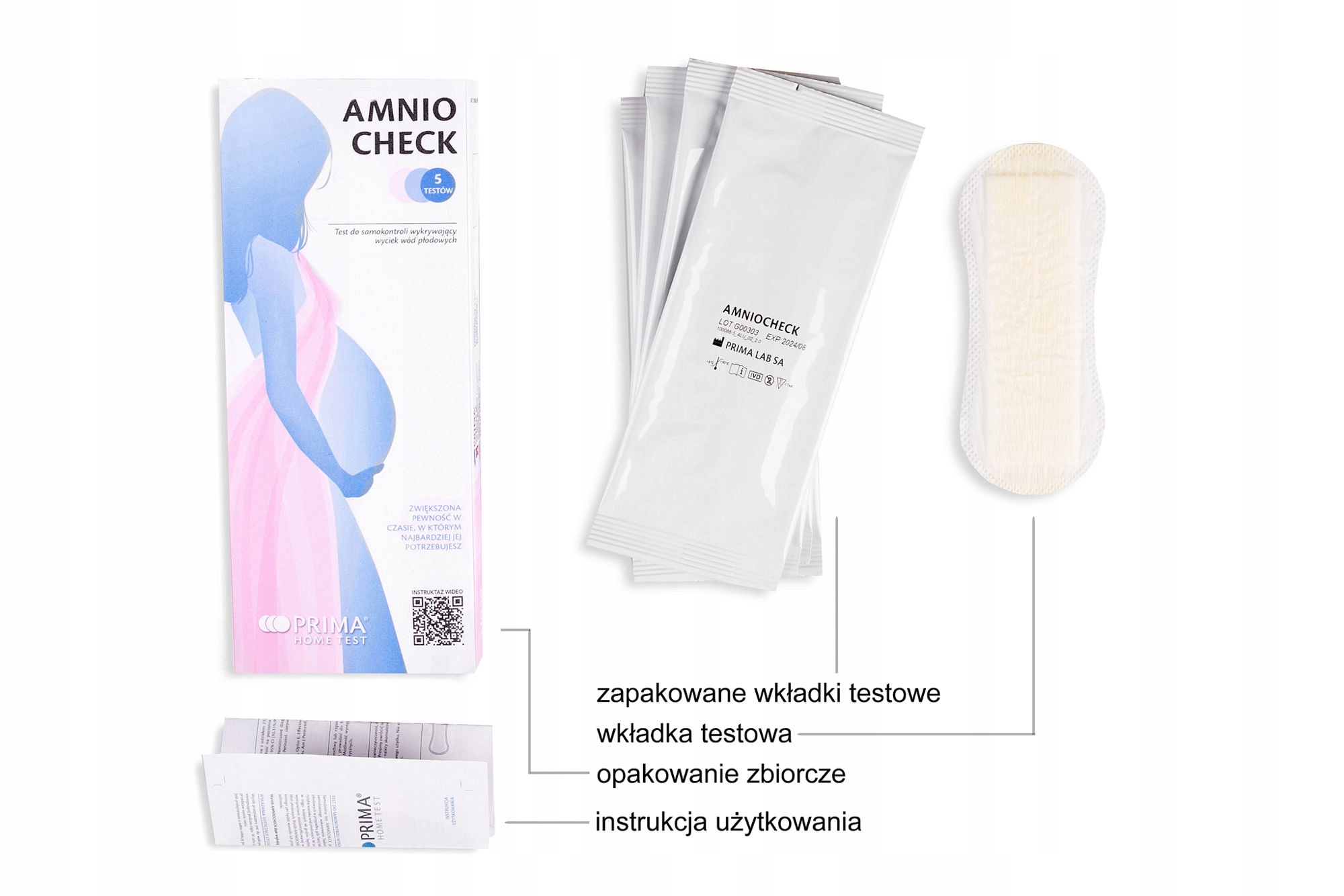 

Amnio Check Test wykrywający wyciek wód płodowych
