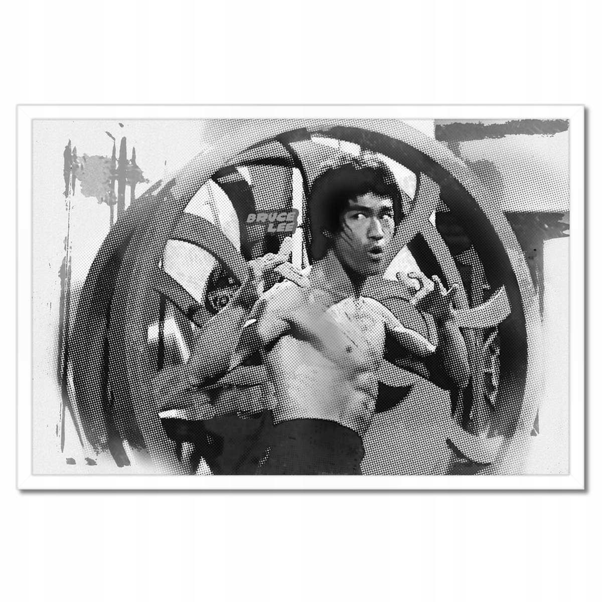 Plakáty v rámu 60x40 Bruce Lee Karateka