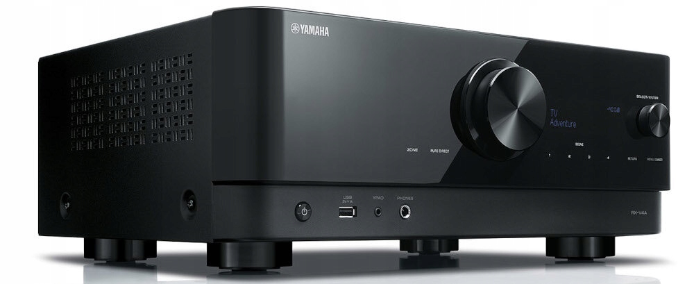 Amplituner YAMAHA RX-V4A + PURE ACOUSTICS Nova 6 Czarny System dźwięku 5.2