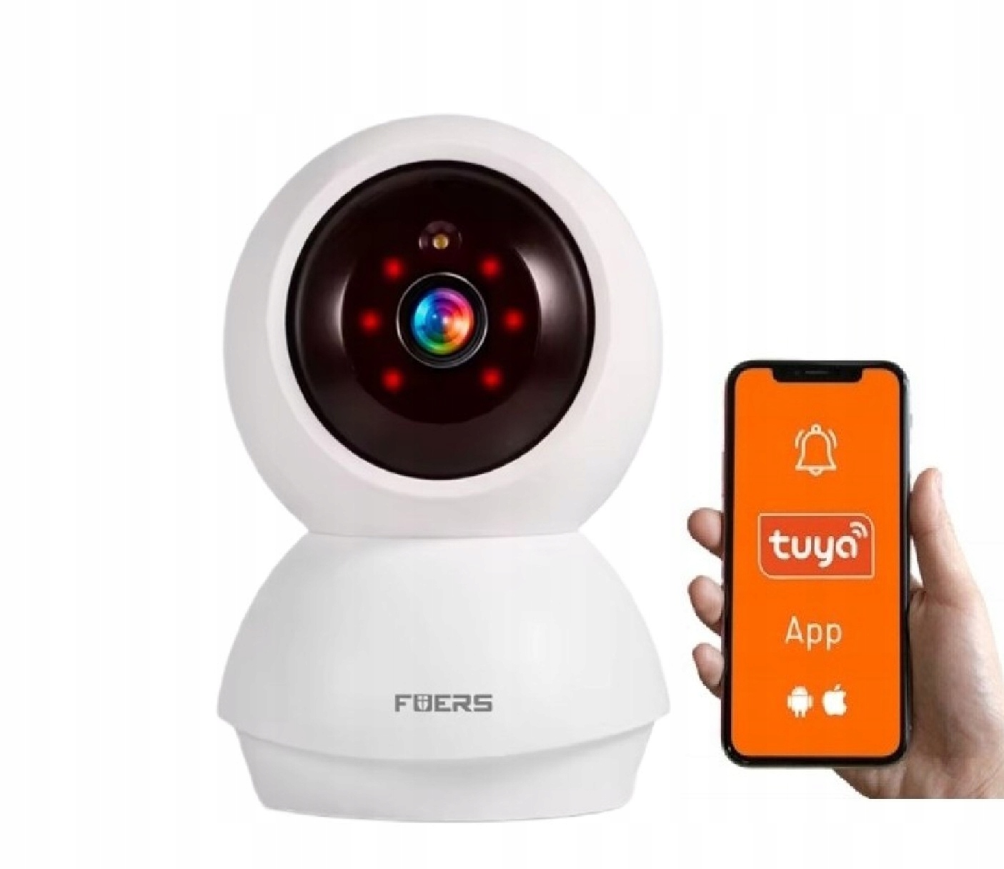 Kamera Ip 5MP Kompatybilna Z Tuya Smart Life Wifi Elektroniczna Niania