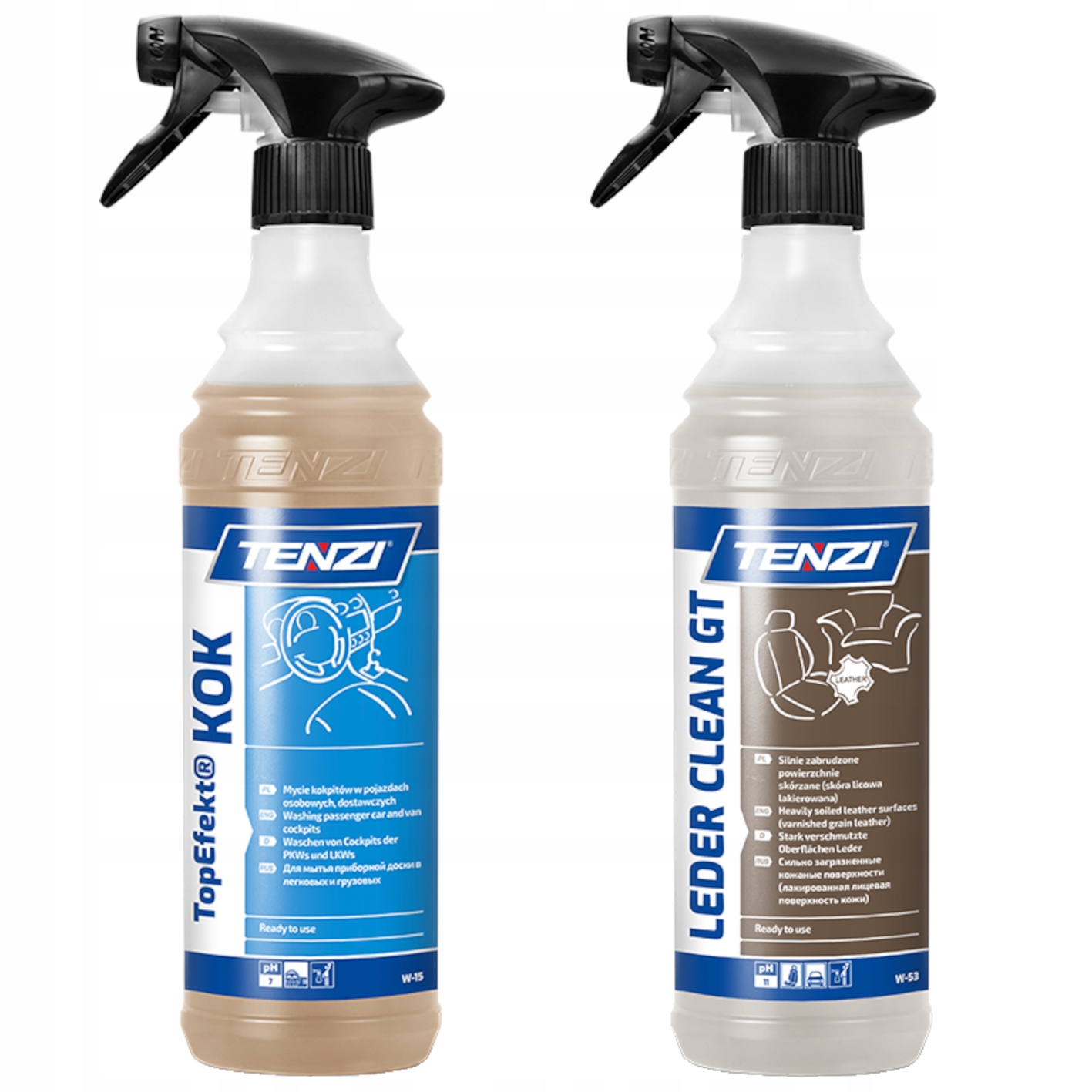 

Tenzi Środek do czyszczenia kokpitu skóry 2x600ml