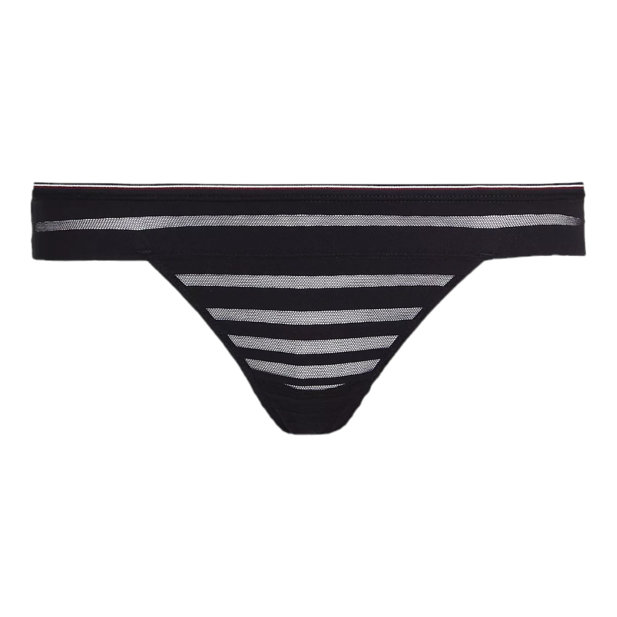 Tommy Hilfiger Tanga Dámské Kalhotky 1P Thong Černé vel. M