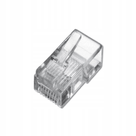 Digitus A-mo 8/8 Sr Modular Plug, for stranded Round Cable, 8P8C unshie