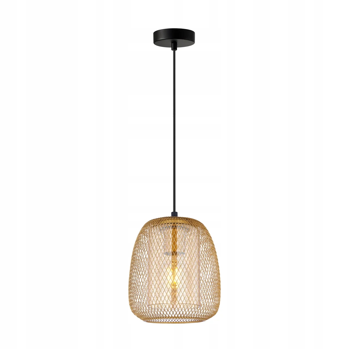 Závěsná lampa Amiria Italux Zlatá ažurová 1xE27 40W do obývacích pokojů