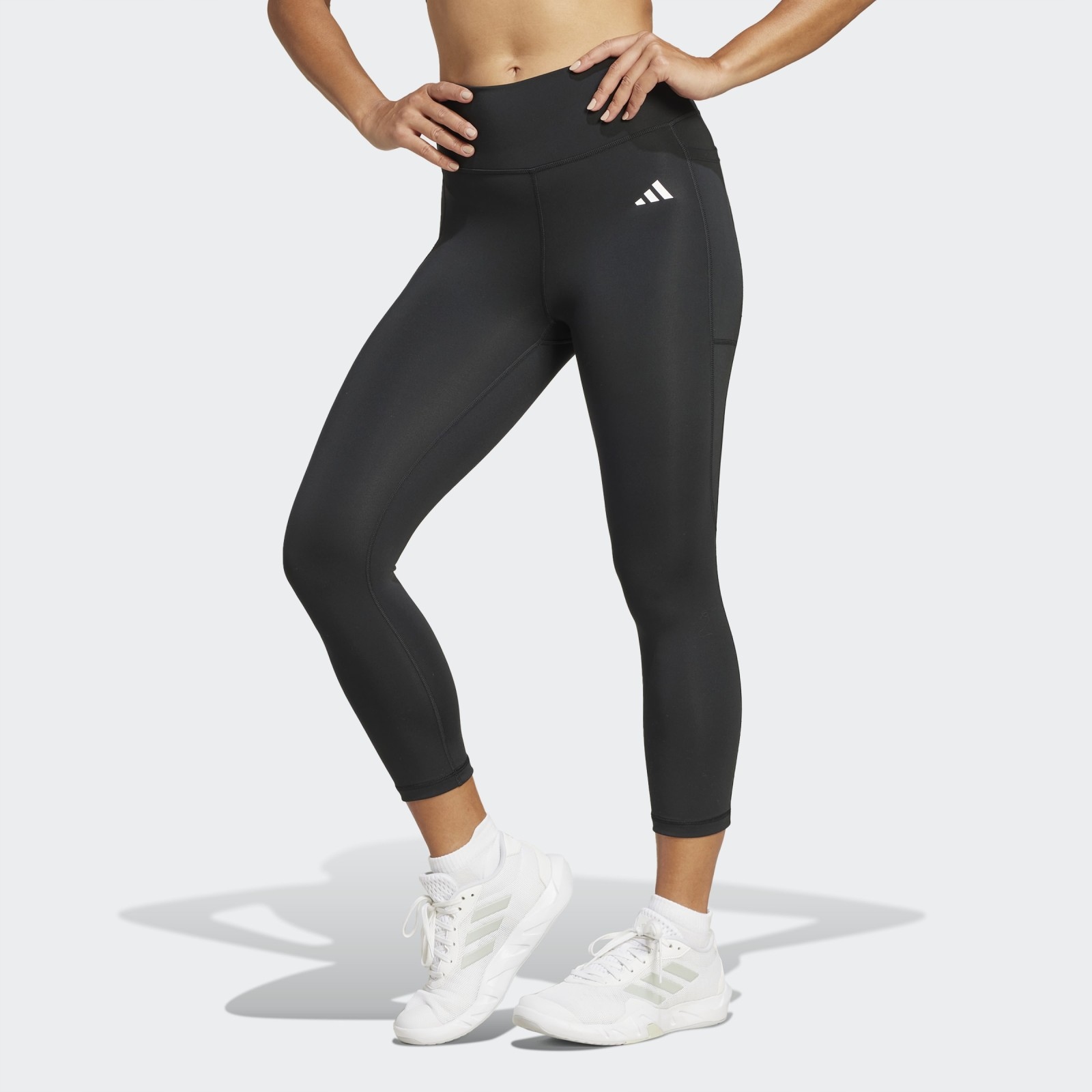 Dámské kalhoty adidas adidas Optime Essentials Stash 3/4 Leggings