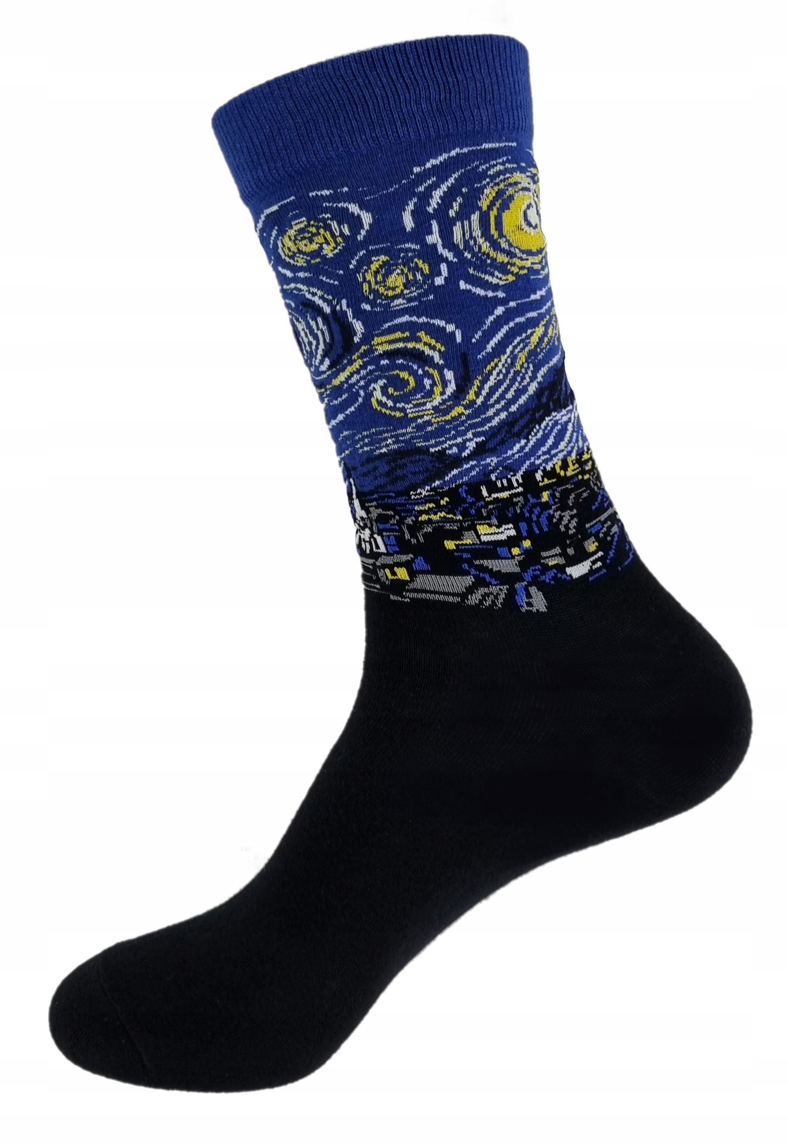 

Skarpetki Tkane Obrazy Gwieździ Noc Van Gogh 39-45