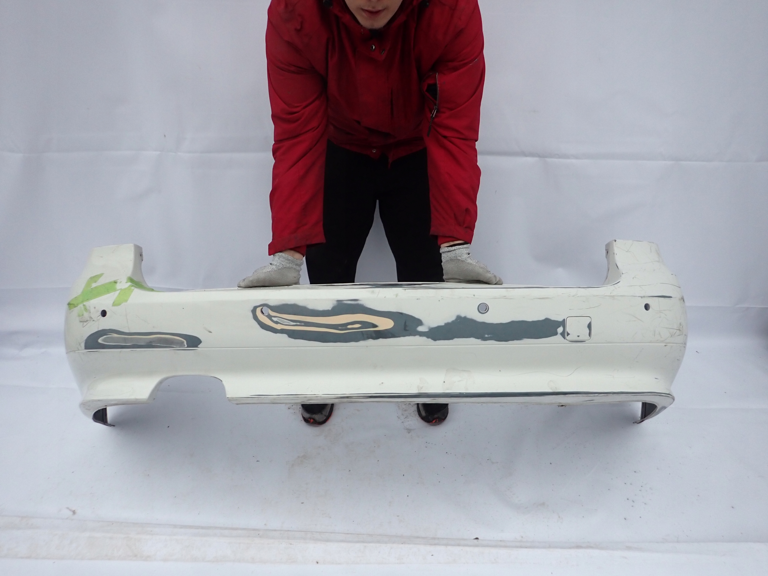 BMW 5 E61 KOMBI LIFT 07- bumper rear part rear PDC