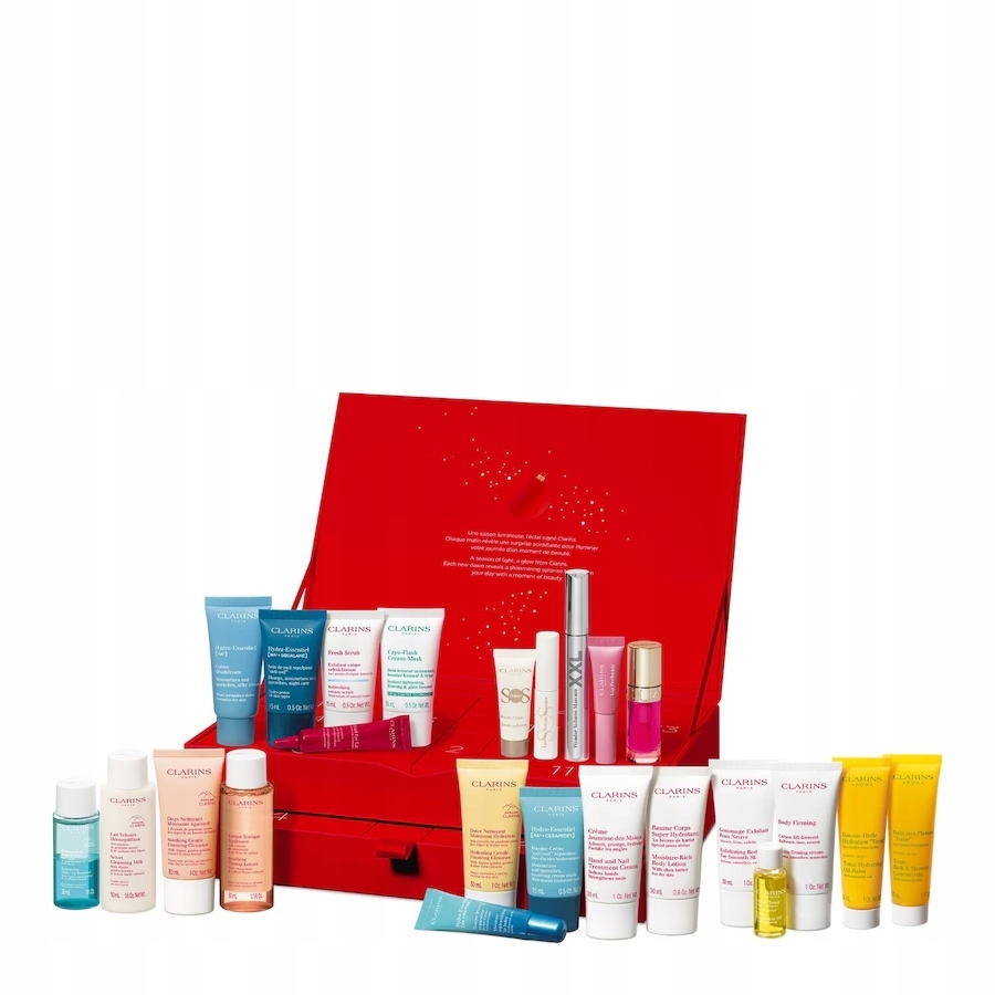 Адвент-календарь Clarins 12 Days 2024, 12 средств по уходу — фото 2