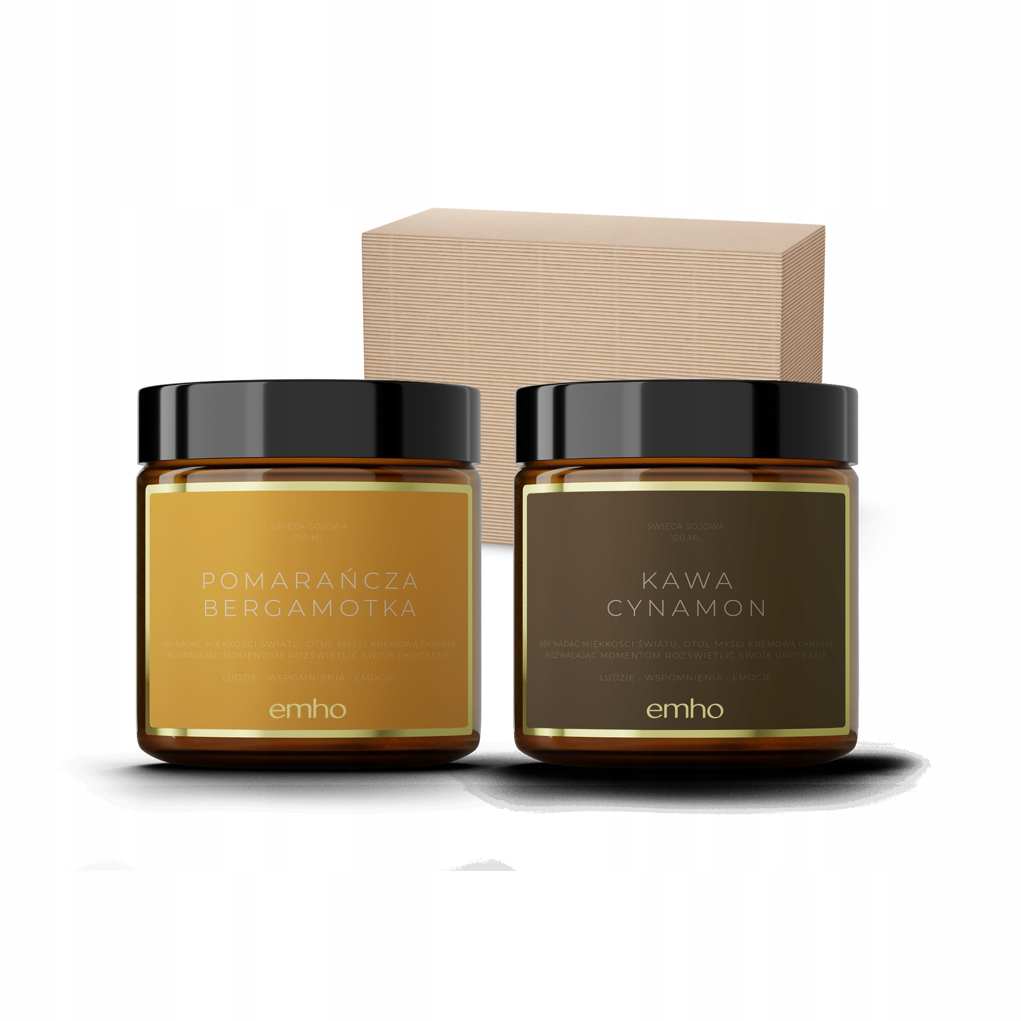 

Zestaw Prezentowy Świece Sojowe Pomarańcza + Kawa