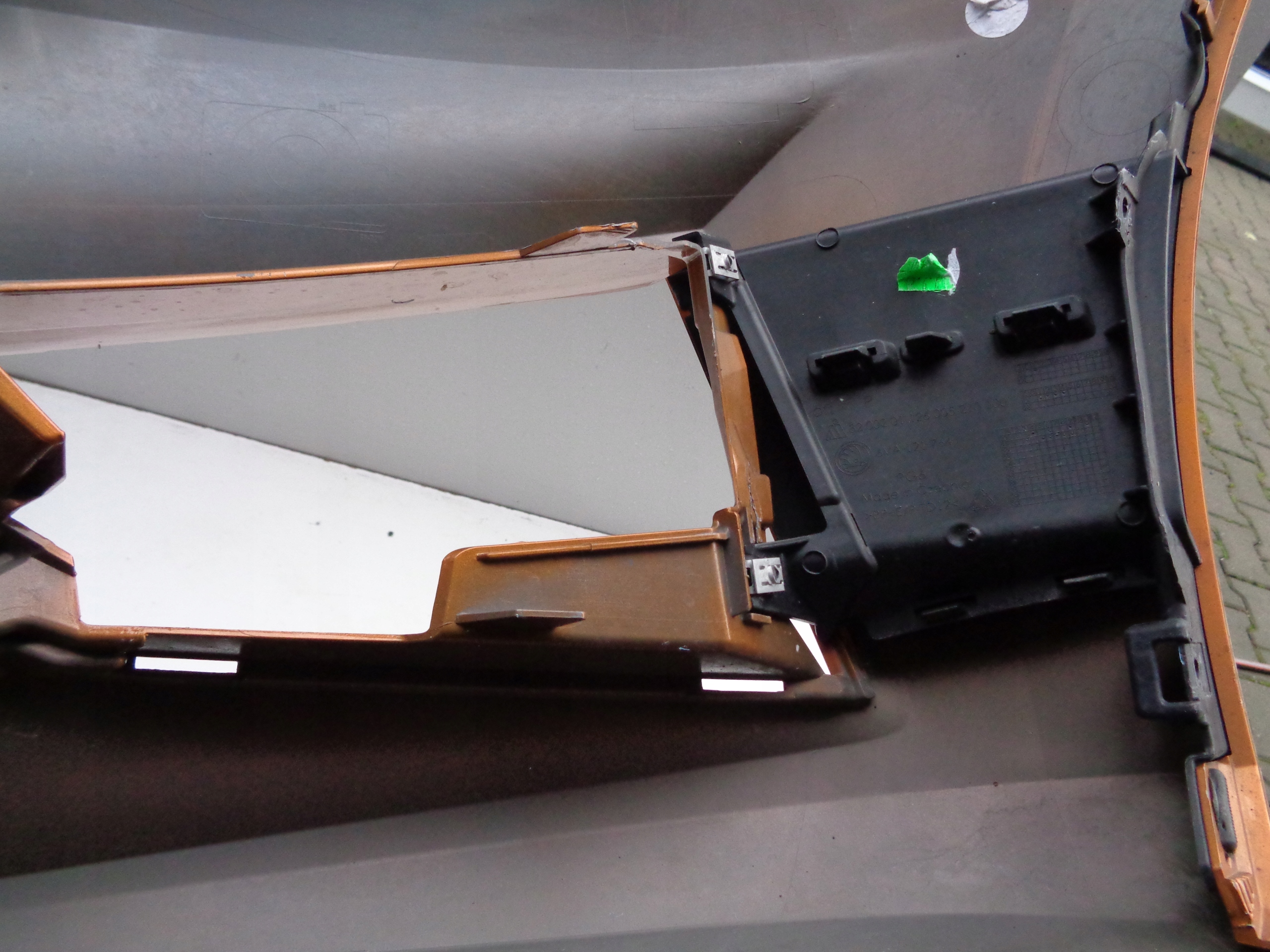 front bumper SKODA FABIA IV 4 6VA 20- NR 48543