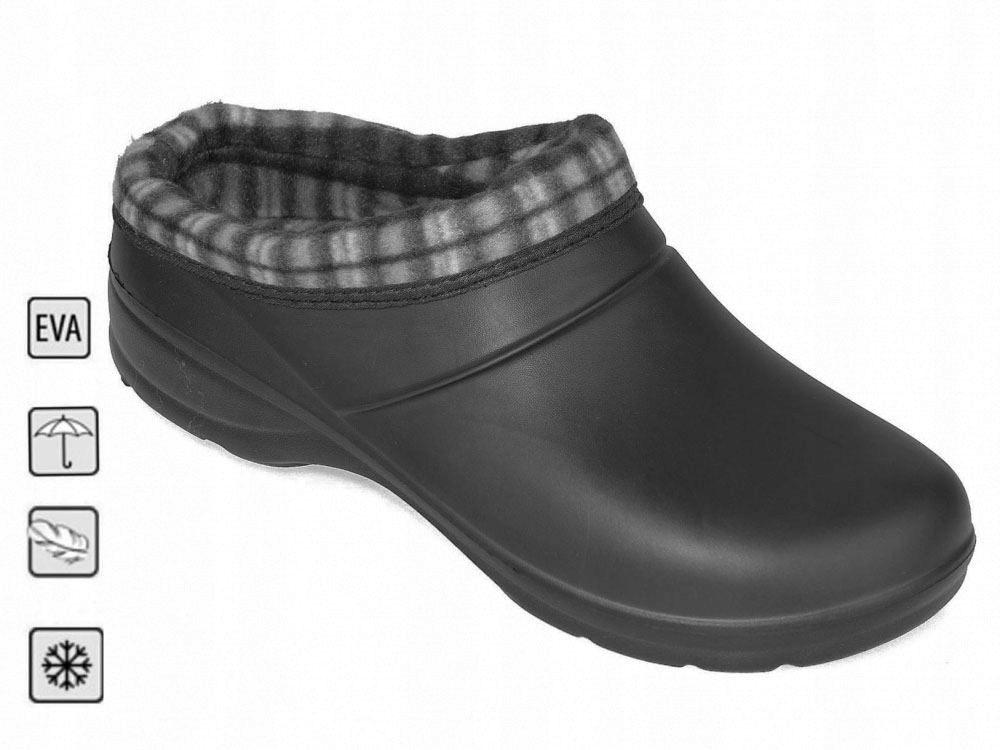 

Klapki Kroksy Ogrodowe Męskie Ocieplane Piankowe