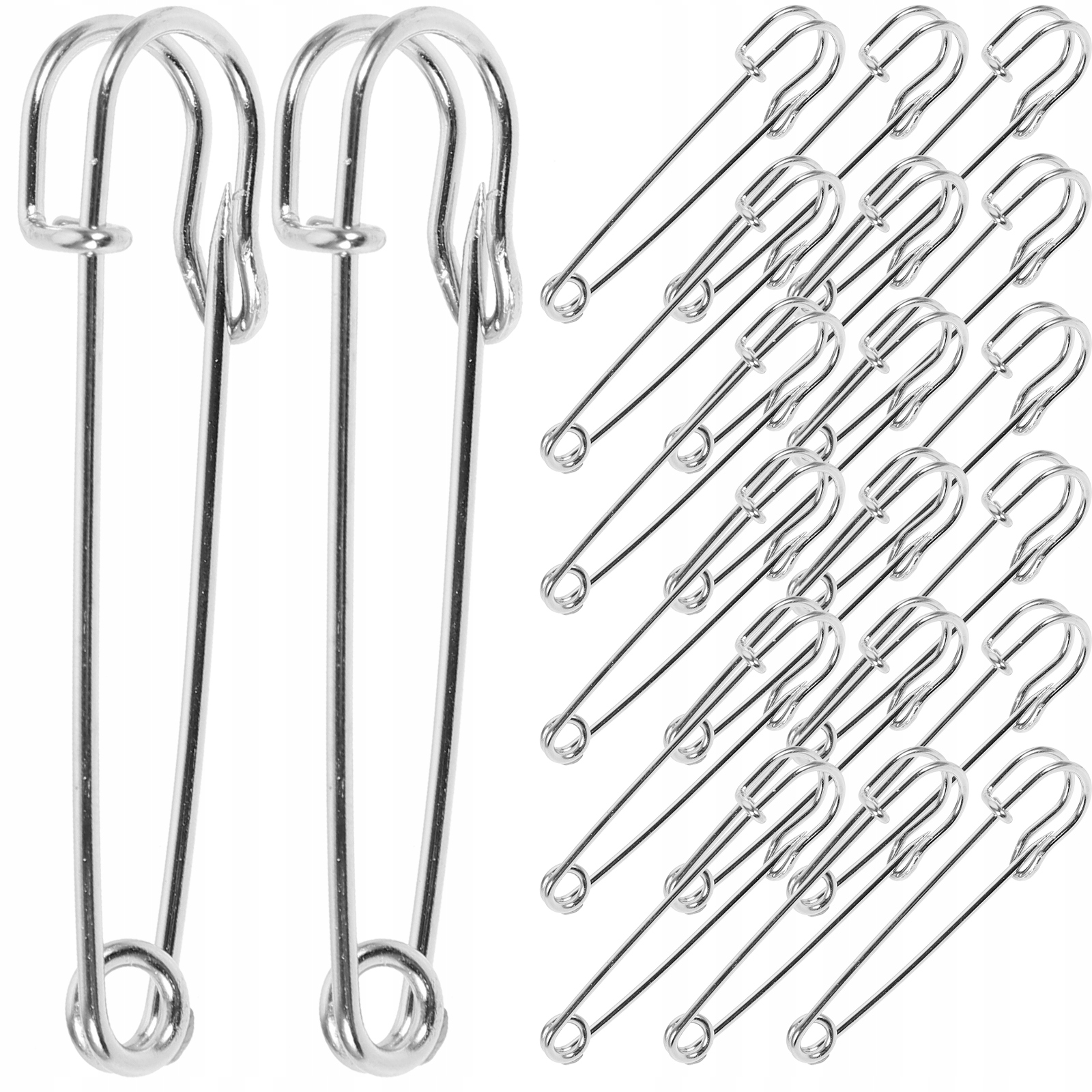 Dekoracja metalowa Lady Parts Dziewiarska agrafka 50 szt