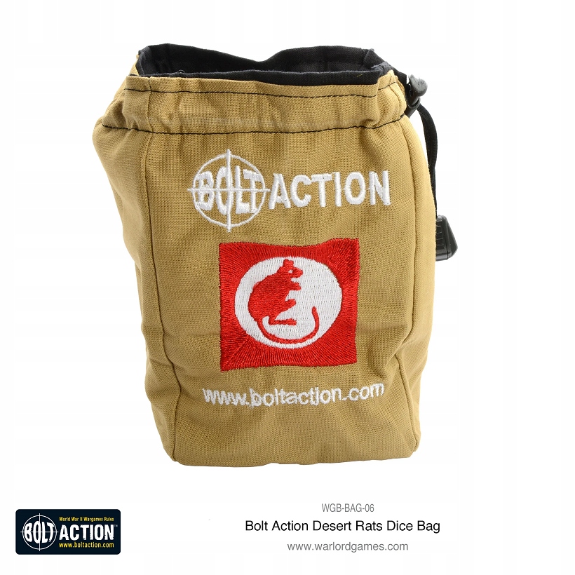 BOLT ACTION Desert Rat Dice Bag