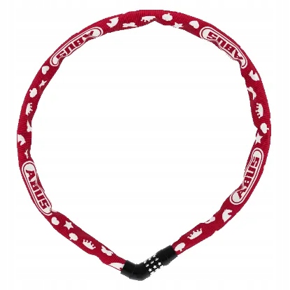 Łańcuch Abus Steel O Chain 4804C/75 Red symbols