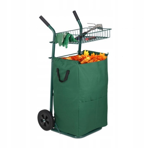 Transportný vozík na lístie s odkladacím priestorom RD9543, 70 l