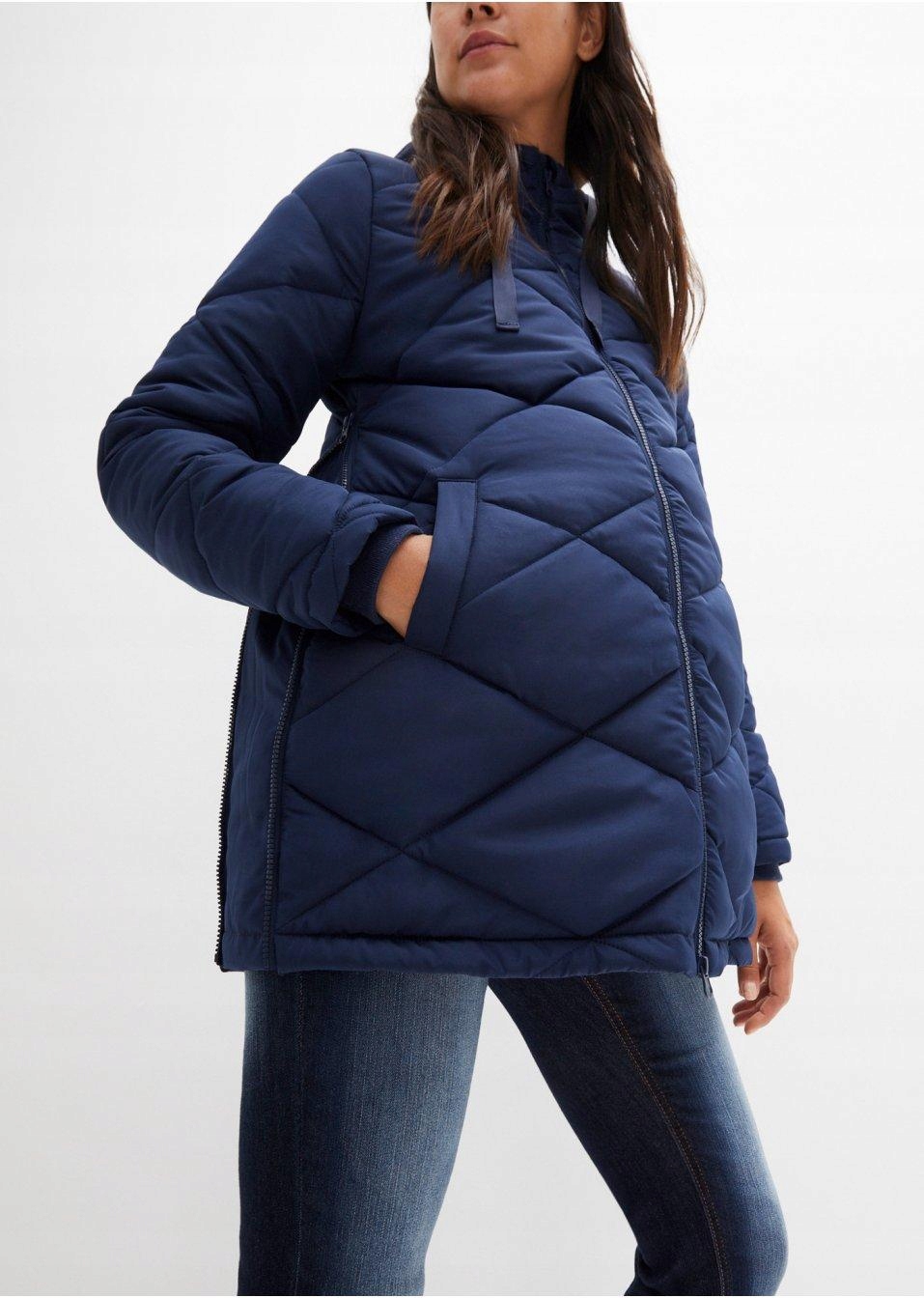 44 Bonprix hed KURTKA CIĄŻOWA Z WSTAWKĄ NIEMOWLĘCĄ