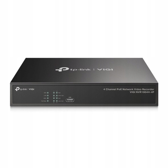 TP-LINK Rejestrator VIGI NVR1004H-4P 4 kanały PoE