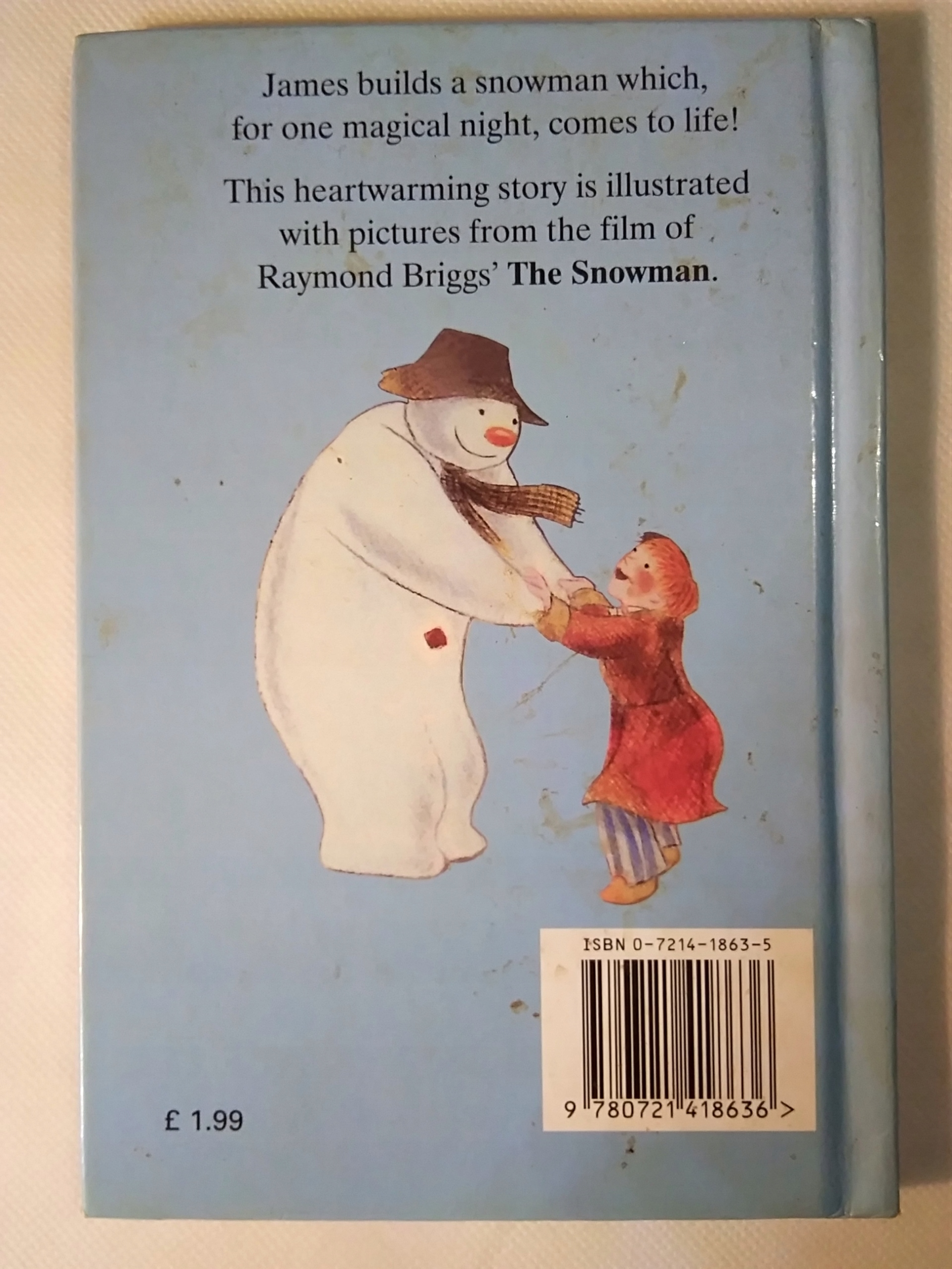THE SNOWMAN - Raymond Briggs' ISBN 0721418635