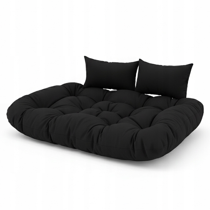 FOTEL WISZĄCY KOKON OGRODOWY DWUOSOBOWY DUŻY BUJANY HUŚTAWKA KOSZ DO OGRODU Linia ATOL