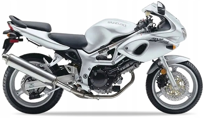 Samolepky Na Motocykl Juula Pro Suzuki Sv 650 S 2002 Stříbrné YD8