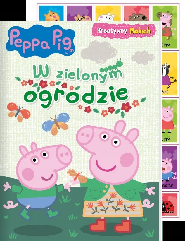 

Świnka Peppa Kreatywny Maluch 4 Zagadki Naklejki