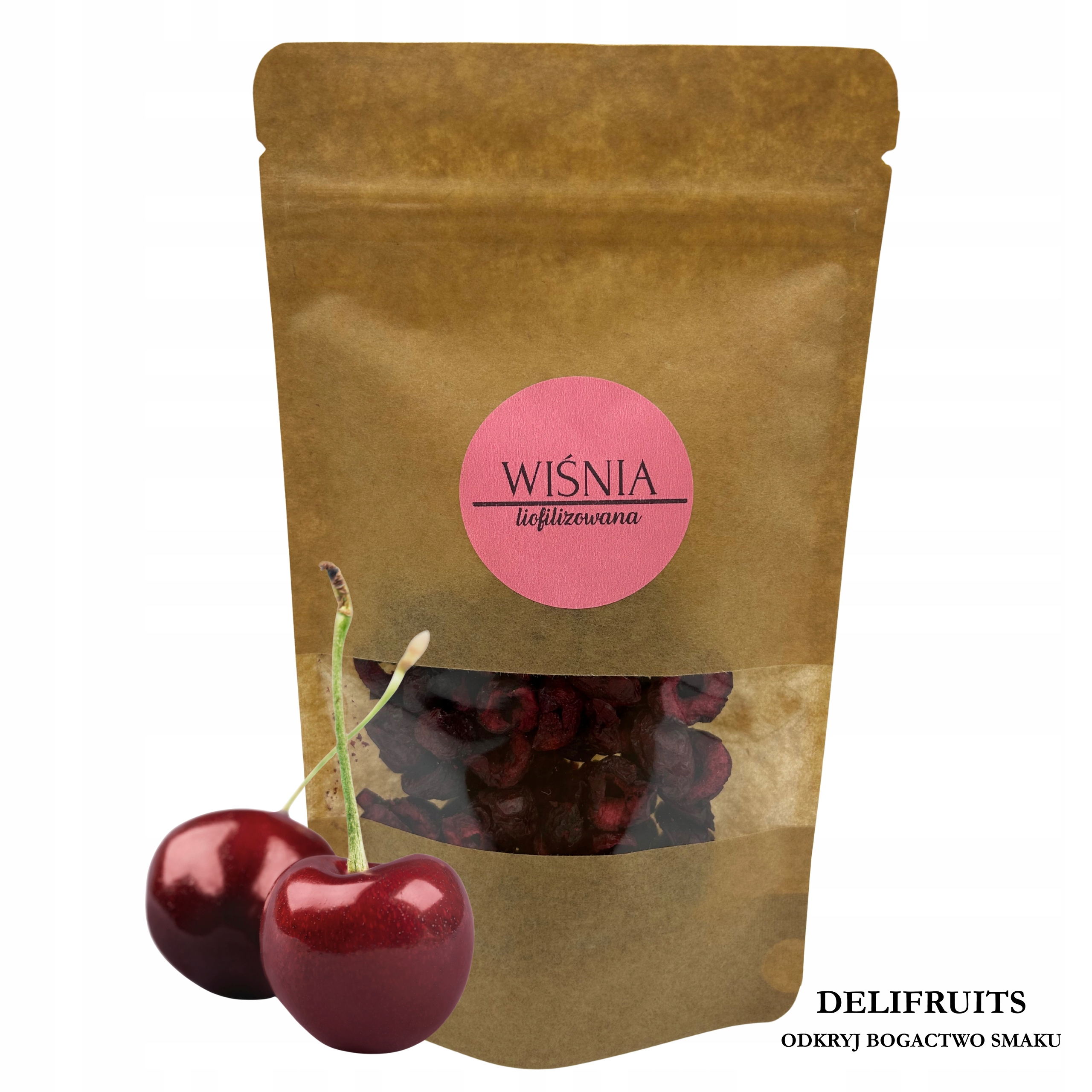 Višeň Lyofilizovaná, Bezpečná, 500 G, Lyofilizované, Křupavé Ovoce
