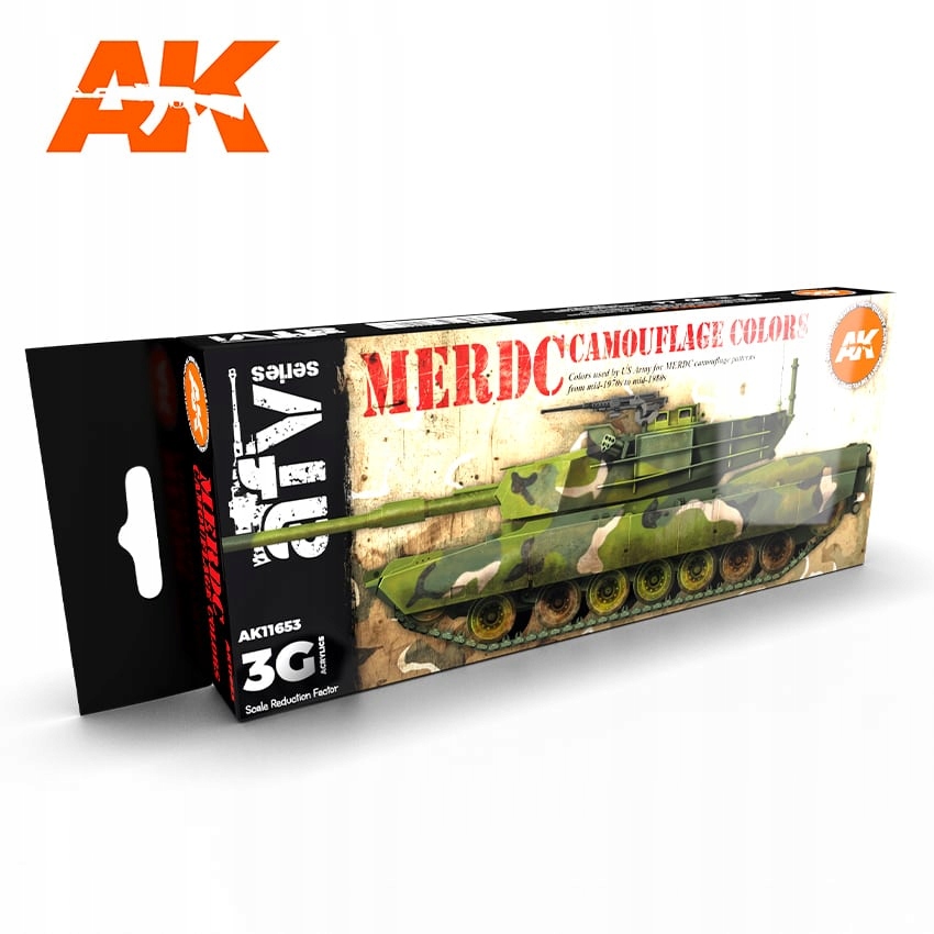 Ak Interactive 11653 Zestaw farb Merdc Camouflage