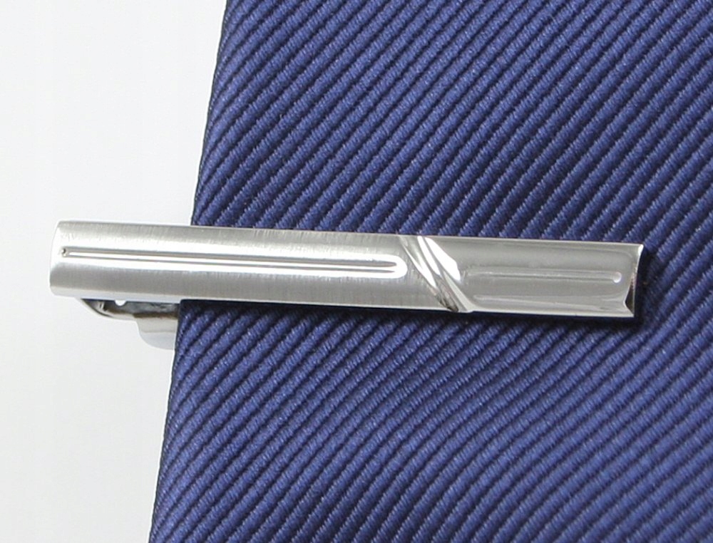 Elegancka Spinka do Krawata: 5cm -ALTIES- Srebrna Marka Inna marka